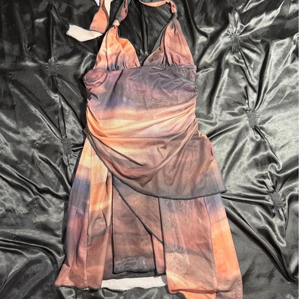 Shein black brown gradient